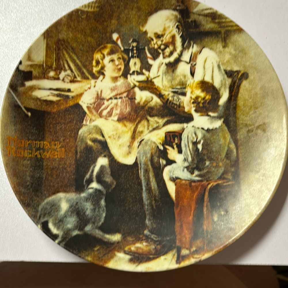 Norman Rockwell plate